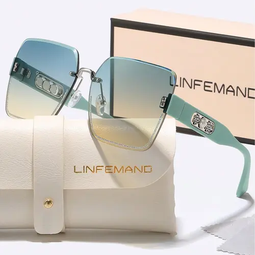 Unisex Fashion Tinted-Lens Eyeglasses, Trendy Casual Eyeglasses for Everyday Use, Fashion Accessory for Outdoor Activities, Fashionable Sunglasses