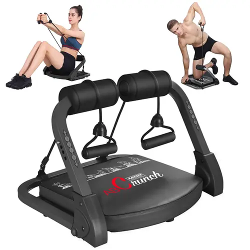 Magic BB Ab Workout Machine,Foldable Core and Abdominal Trainer, Sit Up&Push Up & Exercise Equipment, Ab Crunch Machine for Stomach Workout, Ab Core Trainer Abdominal Machine for Home Gym