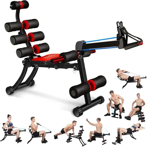 Magic BB 22 In 1 Ab Workout Equipment - Adjustable Ab Machine for Stomach Workout, Sit Up Exercise Equipment for Home Workouts, Abdominal Trainer & Ab Lounge Exercise Chair,Summervibes