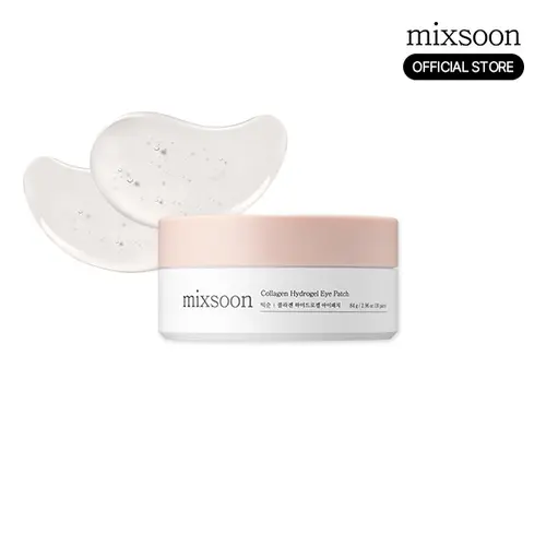 [mixsoon Official] Collagen Hydrogel Eye Patches (60ea) - Firming & Depuffing Korean Skincare for Fine Lines