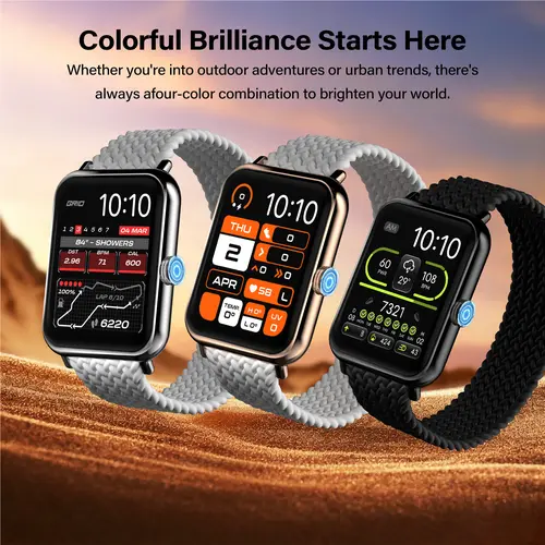 [Buy 1 Get 1] Ultimate Fitness Smartwatch w/ 2.02" Touchscreen, Heart Rate&Sleep Monitor, Sleek Aluminium Frame, Long Battery Life, Android & iOS