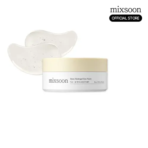 [mixsoon Official] Bean Hydrogel Eye Patch 30 Pairs — Revitalizing Under-Eye Skincare, Moisturizer, Eye Brightener