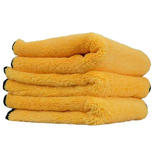 Chemical Guys Professional Grade Dual-Sided Microfiber Car Wash Towels - 2 Sizes, Silk-Edged, Ultra-Soft, Lint-Free, Scratch-Free Paint Care & Detailing Towels for Cars, Microfiber Cleaning Cloths
