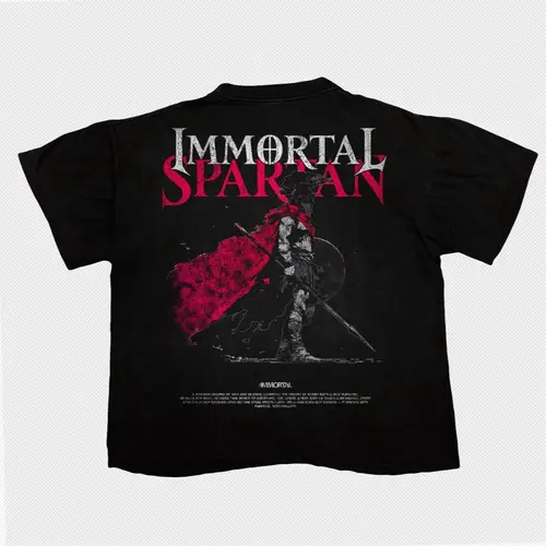 I Am Immortal Oversized Graphic Tees