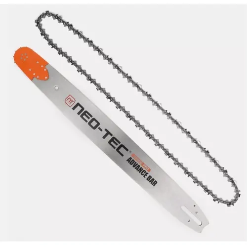 NEOTEC 28-in Metal Guide Bar & Chainsaw Chain Combo - 3/8'' Pitch, 0.058'' Gauge, 92 Drive Links, D-Mount Tail, Compatible with Partner, Jungle, Jansered, Husqvarna 372XP,G372XP,285,390XP,465 Rancher,562XP,CS 2139T,Echo,MT 6500 Power Tools,toolupgrade