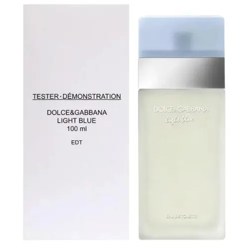 Dolce and Gabbana Light Blue Eau De Toilette Spray 3.3 Fluid Ounce (Tester/Plain Box) - Elegant Design for Women