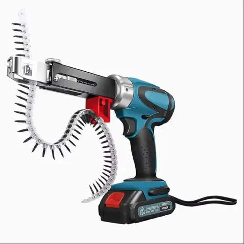 PWDET Automatic Feed Hand Riveter - Tool with Screw Head, Plastic Nail Adapter, Adjustable Depth & Length, Quick Length Set, Accurate Efficient Hand Tools for Carpentry, DIY Users