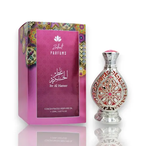 Zakat Parfums | Itr Al Hareer | Women's Fragrance | 100 ML 3.4 OZ | Concentrated Oil | Caramel - Milk & Sugar