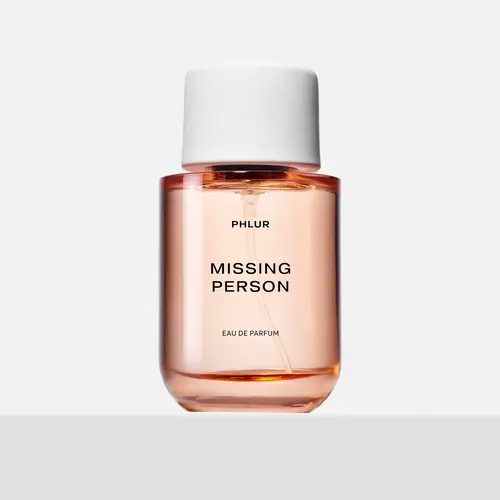 PHLUR Missing Person Eau de Parfum - Jumbo Size Skin Musk Perfume with White Musk, Jasmine, Orange Blossom & Sandalwood (100mL)