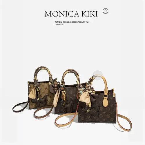 Women's Vintage Colorblock PU Leather Tote Bag - Letter Graphic, Waterproof Bag, Adjustable Strap, Casual Wear & Holiday Chic Shoulder Handbag, Ideal Gift for Women, Zip Closure