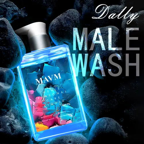 MAVM Men's pH Balanced Daily Intimate Wash - Blue Scented Lotion, Hydrating Sensitive Skin Cleanser, Pure Fresh Aroma, Outdoor Body Care（d）
