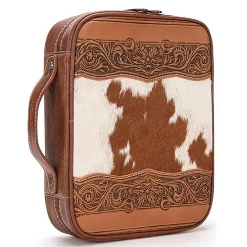 Montana West Western Style Embroidered Bible Covers Book Carrying Case Church Bag Outdoor Bible Protective Leather Designs Canvas