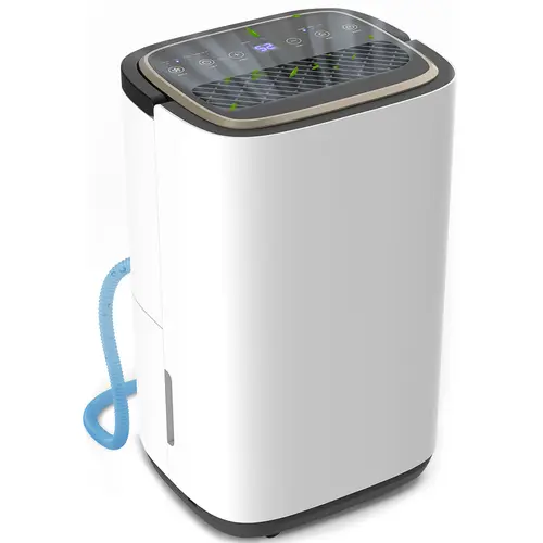 MANASTIN Large Electric Dehumidifier with Low Noise Fan, 5000 Sq Ft Cover, 24H Timer, Humidity Display, Dehu/Dry/Air Modes, Drainage Hose for Home Bedroom Basement