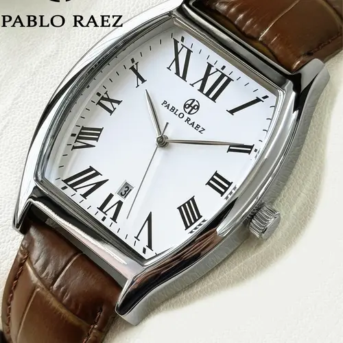 Men's Business Fashion Analog Quartz Watch, Stainless Steel Watch for Party, Everyday Accessory, Quartz Analog Timepiece, Watch for Gift, Waterproof Quartz Wristwatch, Business Casual Wristwatch, Analog Watches