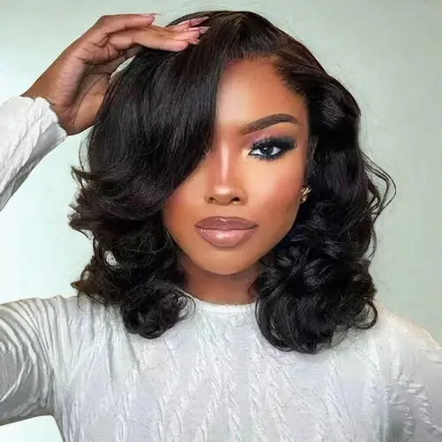 [Summer Must Have] Menglle Hair Side Part 7X6 Lace Front Wig Glueless Ready To Wear Human Hair Wigs Natural Color/Brown/Honey Blonde Wig 200% Density#tiktokshopbacktoschool