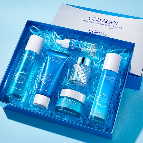 Collagen Skincare Set with Niacinamide & Centella | 6-Piece Hydrating Brightening Kit