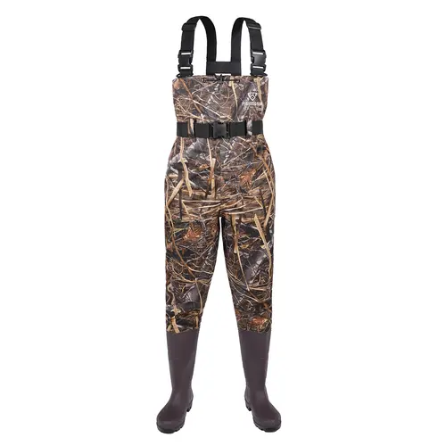 Waterproof Chest Waders with Boots for Men Women – 2-Ply Fishing Hunting Waders with Pocket & Free Boot Hanger