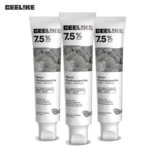 Ceelike Nano Hydroxyapatite Toothpaste, Fluoride‑Free, Enamel Strengthening, Natural Peppermint, Long‑Lasting Fresh Breath #backtoschool