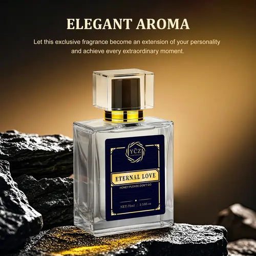 YCZ Midnight Revelry Eau de Parfum2.6oz | Exotic Fougère Fragrance for Men, Bold & Captivating, Long-Lasting for Dates, Parties and Evening Social Occasions, Inspired by Rich Multi-Layered Vintage Woody Floral Fougère Aroma