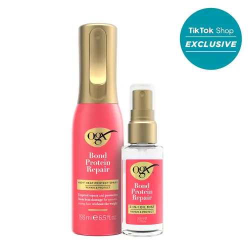 OGX [EXCLUSIVE] 450° Heat Protect Spray + 3-in-1 Oil Mist