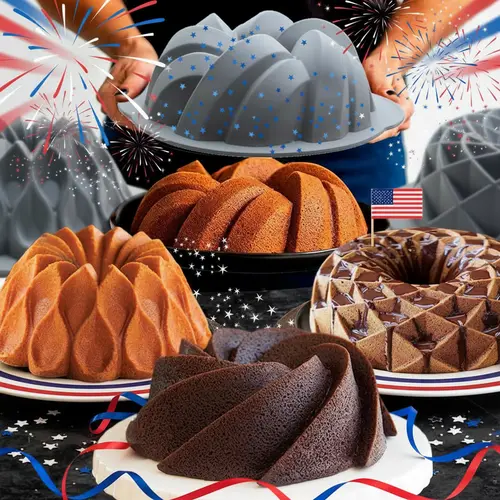 Halloween 21‑Piece Reusable Round Silicone Fluted Baking Mold, Heat‑Resistant Non‑Stick Mold for Halloween Mousse, Chocolate Custard, Brownies, Bread, Flan, Meatloaf, Jelly, Halloween Party Special Occasions Cake Circular