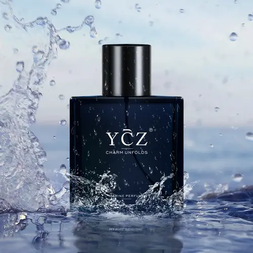 YCZ Midnight Marine Eau de Parfum 1.7oz | Aromatic Marine Fragrance for Men, Magnetic & Sensual, Long-Lasting for Dates and Everyday Wear, Inspired by the Effortless Attraction That Naturally Draws People Closer