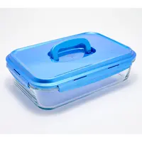 LocknLock 9x13 Glass Dish w/ Domed Handle Lid