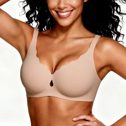 LUCKMEEY Bras for Women No Underwire Wave Push Up Wireless Bra Seamless Bras Full Coverage Bralettes Lift Everyday Bras#tiktokshopbacktoschool#sohochic