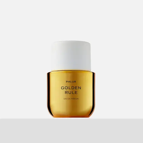PHLUR Golden Rule Eau de Parfum - Full Size Perfume with Mandarin Splash, Jasmine Blossom, Sandalwood & Coconut Milk (50mL)