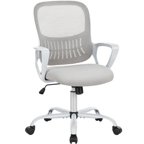 Drafting Chair,Standing Desk Chair with Thicker Seat,Ergonomic High Office Chair,Counter Height Office Chairs with Adjustable Foot-Ring, Standing Desk Compatible, Ergonomic Swivel Chair, Mesh Swivel Chair