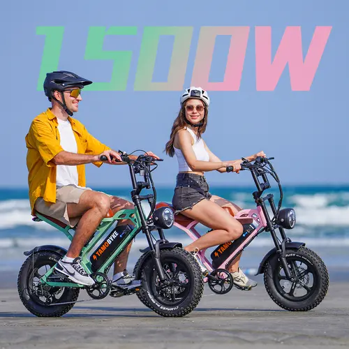 【SummerSALE】V20 MINI, Electric Bike for Teens & Childs, 1500W Motor 48V15.6Ah Removable Battery, 30MPH Off-Road Electric Bicycle,Built-in alarm,16"Fat Tire Ebike for Kids, 7-Speed,Dual Hydraulic Brakes,Built-in alarm system, Fits Riders 4'5"-5'4"