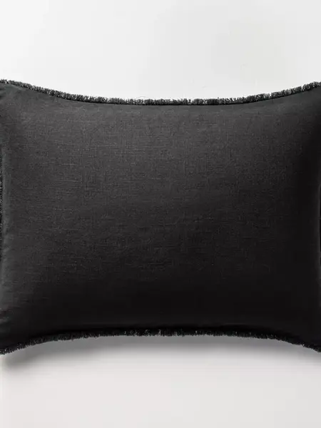 Casaluna 1-Piece Pillow Sham Linen-Blend OEKO-TEX Soft Feel
