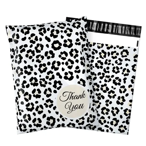10/50/100 Pack Poly Mailers 10x13, 14.5x19inch ,Cute Packaging Envelope Mailers Polymailers Packaging for Small Business, Shipping Bags for Clothing Boutique Supplies with Self Seal Strip (Thank You)