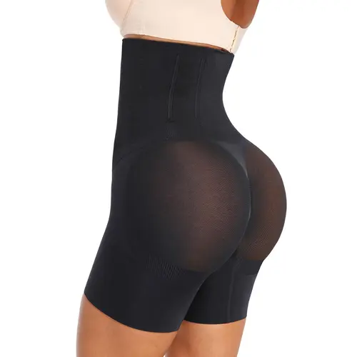 FeelinGirl Shapewear for Women, High Waisted Plus Size Compression Shorts Everyday Breathable