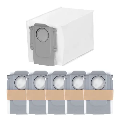 Roborock 6-Pack Disposable Dust Bags Replacement Parts for Qrevo Series, QV 35S, QV 35A, QrevoS, S8MaxV Ultra, S8Max Ultra, QrevoMaxV, QrevoPro, Curv, CurvS5X, Edge, Saros10 Series, Slim, EdgeS5A Robot Vacuum