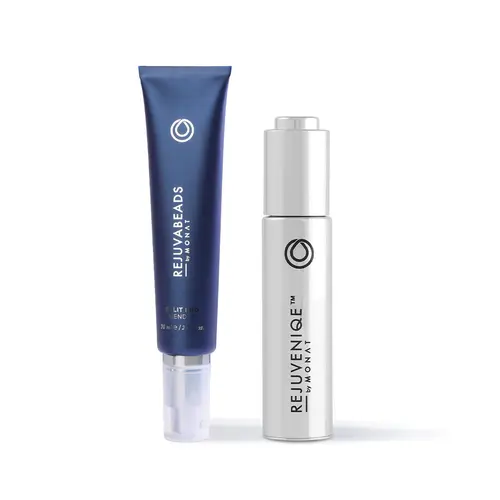MONAT Mend & Shine Haircare Duo – REJUVENIQE Oil & REJUVABEADS Split End Mender for Frizz Control & Shine Hydrating Hair Care Deep Repair Hydration