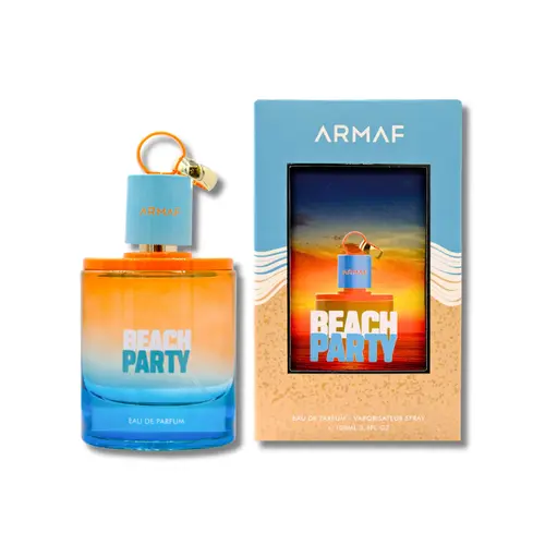 Armaf Beach Party Eau De Parfum for Women - 3.4 fl oz Liquid EDP Spray, 3 to 3.9 fl oz Aquatic Marine Citrus & Fruity Scent with Musk, Aromatic Fruity Scent, Marine Women's Fragrance