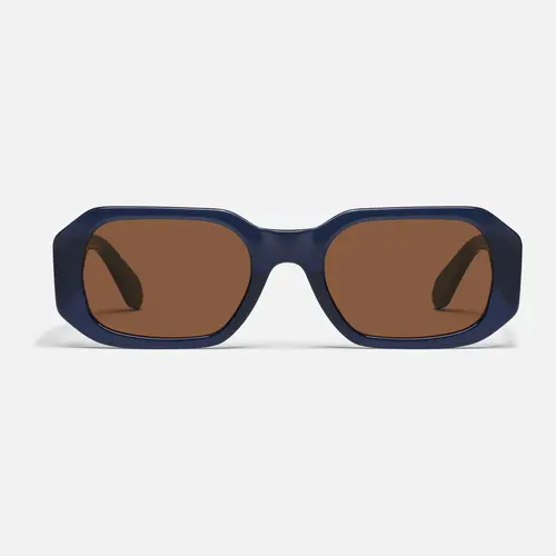 QUAY AUSTRALIA HYPED UP Rectangle Sunglasses High Quality Leopard Print Square Frame Trendy 90's Style Fashionable Glasses