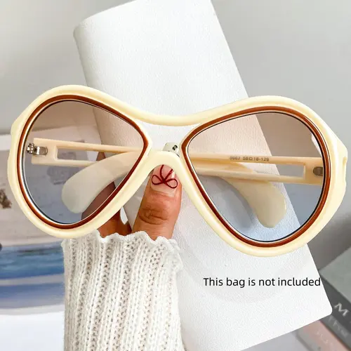 Unisex Vintage Trendy Tinted Lens Sunglasses, Retro Y2K Sunglasses for Everyday Use, Trendy Beach Eyewear, Street Style Shades, Fashion Accessories for Outdoor Activities