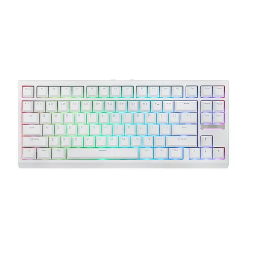 EPOMAKER G84 80% Gasket QMK/VIA Custom Mechanical Keyboard with Hot-Swappable Keys RGB Backlit Shine-Through PBT Keycaps Tri-Mode 2.4Ghz/BT/Type-C thocky creamykeyboards desk accessories keyboards for gaming creamy keyboard Tiktokshopstockup