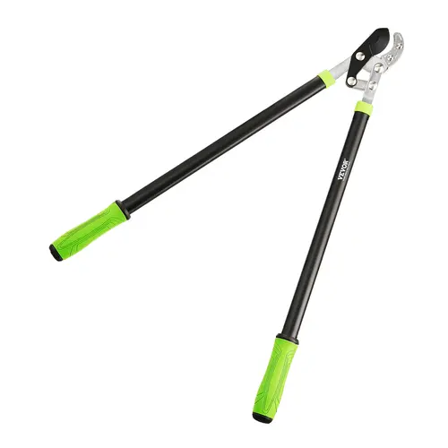 【Summerfinds】VEVOR 32-inch Garden Anvil Loppers, Heavy-Duty Limb Branch Cutter with 4-point Lever Drive Alloy Steel Blade, 2-in Cut Capacity, Soft Rubber Ergo Grip Comfy Hold Handles for Less Hand Fatigue, Trim Fruit Trees with Ease