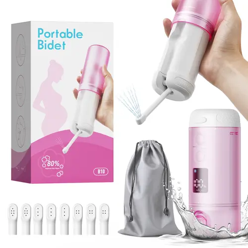 [DealsForYouDays] B10 Foldable Modern Portable Travel Bidet - 250ml USB-Type C Electric Rechargeable Handheld Sprayer, Personal Hygiene for Men & Women, Mother's Day Gift, Foldable Travel Bidet, Modern Bidet Sprayer