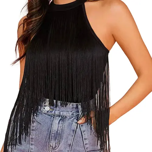 Women's Solid Fringe Trim Tank Bodysuit, Tank Top Bodysuits, Solid Color Bodysuit, Casual Fitted Sleeveless Bodysuit for Daily Wear, Ladies Clothes for All Seasons, Womenswear