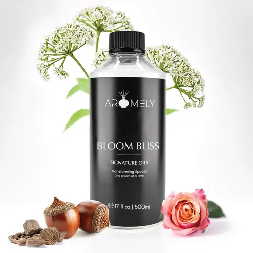 Aromely Bloom Bliss - Fairmont Hotels-Inspired Woody-Flower Scented Aromatherapy Oil, Home Fragrance Essential for At-Home Routine