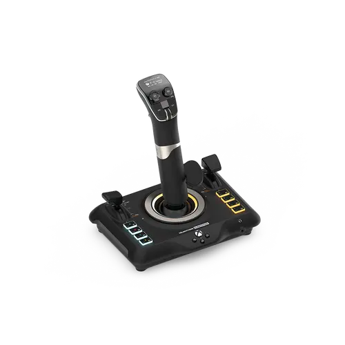 Turtle Beach VelocityOne Flightstick - Universal Simulation Console Joystick with Wheel, Trackpad, Ultra-Smooth Main Stick, Easy Adjustments, Customizable USB Controller for Fighter Jets & Airliners Combat Simulation (Gaming Accessory)