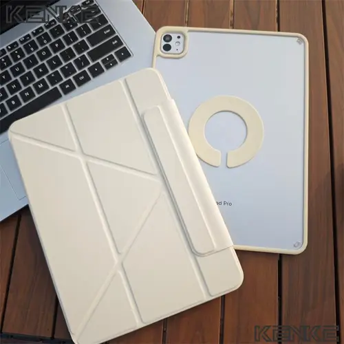 KENKE 2-in-1 Tablet Case with Pen Holder, Tablet Protective Cover with Detachable Kickstand and Protection, Compatible with iPad 11-Inch and 12.9-Inch, Tablet Casing Accessories, Tablet Computer Accessory, Tablet Covers