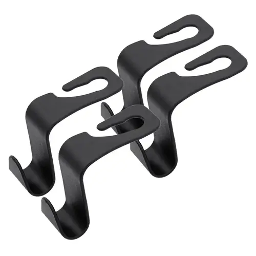 4 Pack Car Seat Headrest Hooks, Back Seat Purse Hanger & Bag Holder for Groceries, Handbags, Coats, Umbrellas and Car Storage outdoorfun, Cars, Auto Parts Accessories，#TikTokBackToSchool, Car Seat Organizer, Plastic