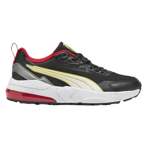PUMA Mens Scuderia Ferrari Vis2k Lace Up Sneakers Shoes Casual - Black