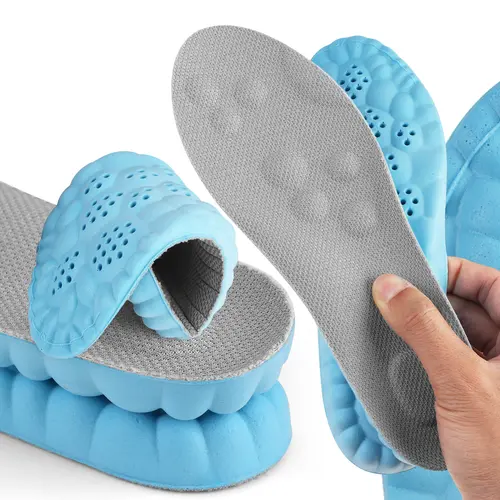 4D Cloud Shoes Insoles for Women Men, Sports Memory Foam Insoles Soft Foot Protection Cloud Feeling Insole