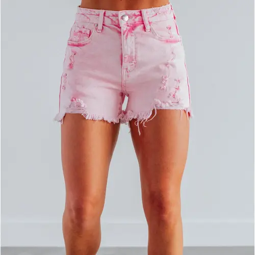 Mae Risen Shorts - Acid Pink